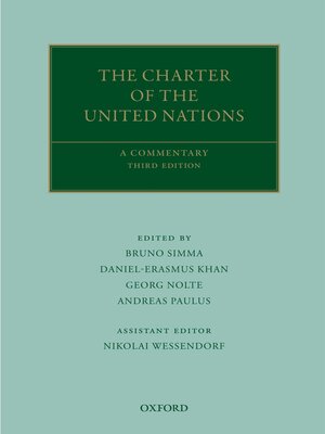 cover image of The Charter of the United Nations
